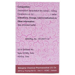 Thuốc Kim Tiền Thảo Mekophar điều trị sỏi thận, sỏi bàng quang, sỏi niệu quang (100 viên)