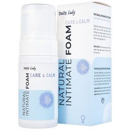 Dung dịch vệ sinh phụ nữ dạng bọt Daily Lady Care và Calm kháng viêm, giảm đau rát (100ml)