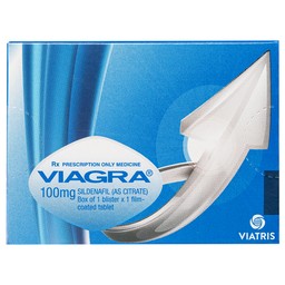 Thuốc Viagra 100mg Viatris điều trị rối loạn cương dương (1 vỉ x 1 viên)