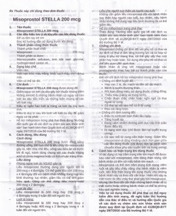 Viên nén Misoprostol Stella 200mcg giảm nguy cơ loét dạ dày (3 vỉ x 10 viên)