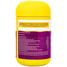 Viên nhai hỗ trợ bổ sung vitamin Kids Smart Vita Gummies Multi-vitamin Vegies Nature's Way (60 viên)
