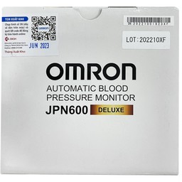 Máy đo huyết áp bắp tay Omron JPN600 hỗ trợ đo huyết áp, nhịp tim