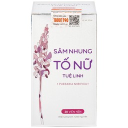 Viên nén Sâm Nhung Tố Nữ Tuệ Linh hỗ trợ tăng cường nội tiết tố nữ (Hộp 30 viên)