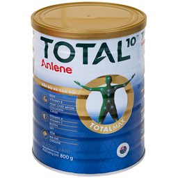 Sữa Anlene Total 10 hương vani bổ sung hệ dưỡng chất cho vận động, tiêu hóa cho người trên 40 tuổi (800g)