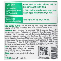 Kem rửa mặt ngừa mụn Acnes Creamy Wash Rohto 100g