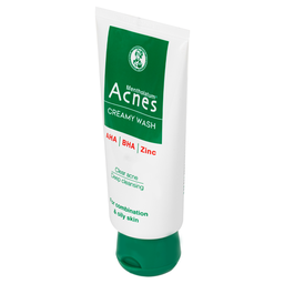 Kem rửa mặt ngừa mụn Acnes Creamy Wash Rohto 100g