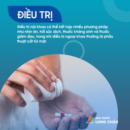 Vỡ túi mật được điều trị ban đầu bằng phẫu thuật cắt túi mật qua da