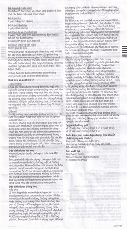 Thuốc Buscopan 10mg Sanofi giảm co thắt cơ trơn đường sinh dục – tiết niệu (5 vỉ x 20 viên)