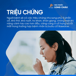 Triệu chứng gồm: cổ sưng, khó thở, khó nuốt, ho, khàn giọng, chóng mặt, cổ họng căng, và mắt lồi