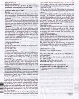 Thuốc Cetimed 10mg Medochemie điều trị triệu chứng viêm mũi dị ứng (1 vỉ x 10 viên)