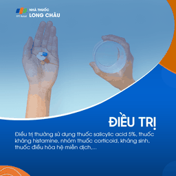 Điều trị á sừng bằng thuốc salicylic acid 5%, thuốc kháng histamine, corticoid, kháng sinh