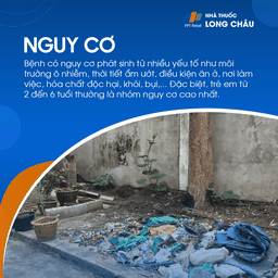 Môi trường ô nhiễm, ẩm ướt, ăn ở kém vệ sinh, hóa chất độc hại… Trẻ từ 2–6 tuổi là nhóm nguy cơ cao nhấ