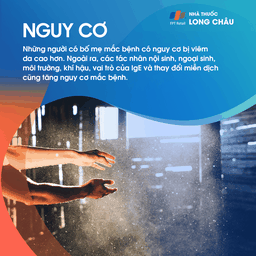 Nguy cơ viêm da cơ địa do yếu tố môi trường và miễn dịch