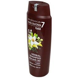 Dầu gội dược liệu Thái Dương 7 Gold hỗ trợ giảm gàu, ngứa và tóc gãy rụng (200ml)