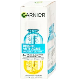 Tinh chất ngừa mụn Garnier Skin Naturals Bright Complete Anti Acne Booster Serum 30ml