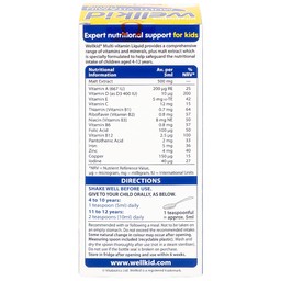 Siro bổ sung vitamin khoáng chất cho trẻ emWellKid Multi-Vitamin Liquid (150ml)