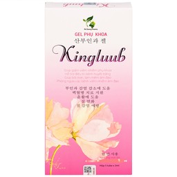 Gel phụ khoa Kingluub (5 tuýp x 3ml) hỗ trợ điều trị, giảm viêm nhiễm, bôi trơn, làm mềm vùng âm đạo 