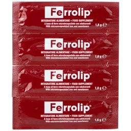 Sắt Ferrolip Uga hỗ trợ tạo hồng cầu, giúp giảm nguy cơ thiếu máu do thiếu sắt (20 gói)