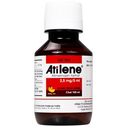 Thuốc Atilene 2,5mg/5ml An Thiên điều trị các bệnh hô hấp, viêm mũi, hắt hơi, sổ mũi (100ml)