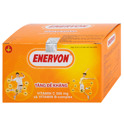 Thuốc Enervon United điều trị thiếu Vitamin C và B (10 vỉ x 10 viên)