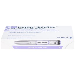 Bút tiêm Lantus SoloStar 100 Units/ml điều trị đái tháo đường (5 cây x 3ml)