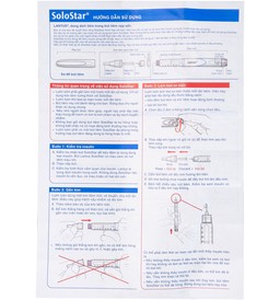 Bút tiêm Lantus SoloStar 100 Units/ml điều trị đái tháo đường (5 cây x 3ml)