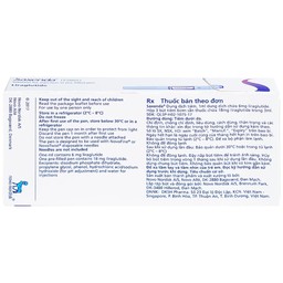 Dung dịch tiêm Saxenda 6mg/ml Novo Nordisk hỗ trợ cho chế độ ăn giảm calo (3 cây)
