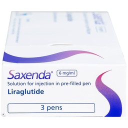 Dung dịch tiêm Saxenda 6mg/ml Novo Nordisk hỗ trợ cho chế độ ăn giảm calo (3 cây)
