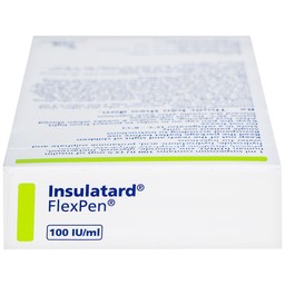 Bút tiêm Insulatard FlexPen 100IU/ml Novo Nordisk điều trị bệnh đái tháo đường (5 cây)