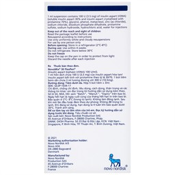 Bút tiêm NovoMix 30 FlexPen Novo Nordisk điều trị đái tháo đường (5 cây x 3ml)