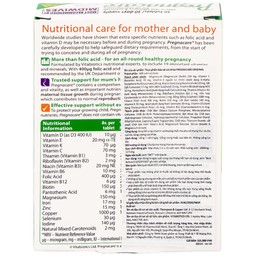 Thực phẩm bảo vệ sức khoẻ Pregnacare Original Vitabiotics giúp bổ sung vitamin, khoáng chất cho phụ nữ mang thai và cho con bú (2 vỉ x 15 viên)