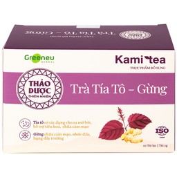 Trà Thảo Dược Tía Tô - Gừng Kami Tea (20 túi lọc x 2g)