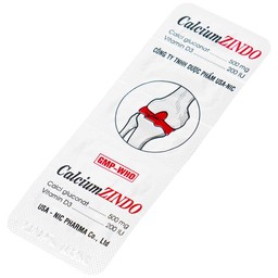Viên nang mềm CalciumZindo USA NIC Pharma bổ sung canxi và vitamin D, phòng và điều trị loãng xương (12 vỉ x 5 viên)
