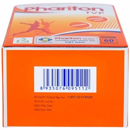 Viên nâng cao sức đề kháng Phariton TVP (12 vỉ x 5 viên)