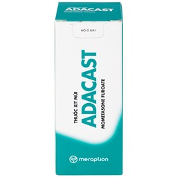 Thuốc xịt mũi Adacast Meraplion điều trị viêm mũi dị ứng, sung huyết và mất mùi, viêm mũi xoang (60 liều)