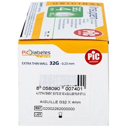 Đầu kim tiểu đường 32G x 4mm Pic insupen original (100 cái)