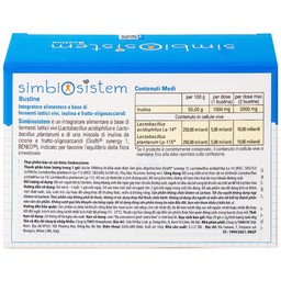 Bổ sung chất xơ và lợi khuẩn Bouna Simbiosistem Bustine (20 gói)