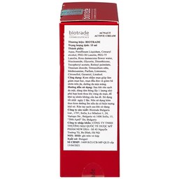 Kem bôi Biotrade Acnaut Active Cream hỗ trợ cải thiện mụn viêm (15ml)