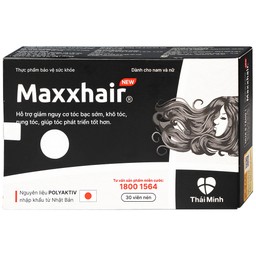 Viên uống hỗ trợ mọc tóc Maxxhair New Thái Minh (3 vỉ x 10 viên)