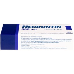 Thuốc Neurontin 300mg VIATRIS điều trị bệnh động kinh và đau dây thần kinh (1 vỉ x 10 viên)