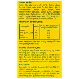 Nước Yến Sào Cao Cấp Cho Trẻ Em Nunest Kid Vị Chuối (6 hũ x 70ml)