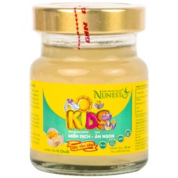 Nước Yến Sào Cao Cấp Cho Trẻ Em Nunest Kid Vị Chuối (6 hũ x 70ml)