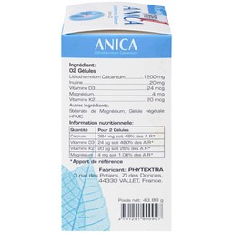 Viên uống Anica Ocavill bổ sung Canxi và Vitamin D3 (60 viên)