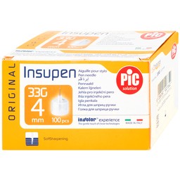 Đầu kim tiểu đường 33G x 4mm Pic insupen original (100 cái)