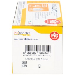 Đầu kim tiểu đường 33G x 4mm Pic insupen original (100 cái)