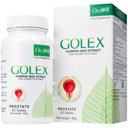 Viên uống Golex Ocavill hỗ trợ chống lại sự phình to của tuyến tiền liệt, cải thiện các rối loạn tiểu tiện (30 viên)
