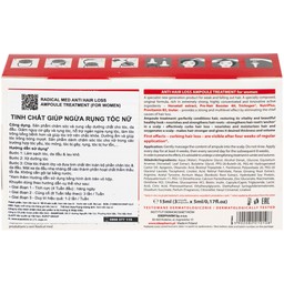 Tinh chất Radical Med Anti Hair Loss ngừa rụng tóc dành cho nữ (3 ống)