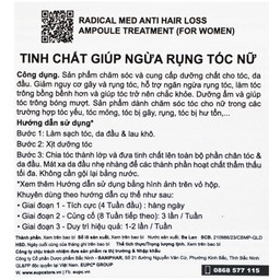 Tinh chất Radical Med Anti Hair Loss ngừa rụng tóc dành cho nữ (3 ống)