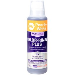Nước Súc Miệng Pearlie White Chlor-Rinse Plus (250ml)