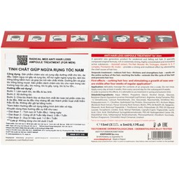 Tinh chất Radical Med Anti-Hair Loss ngừa rụng tóc cho nam (3 ống)